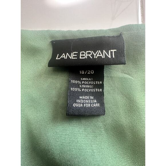 Lane Bryant Women’s Multicolor Floral 3/4 Sleeve Semi Sheer Lined Top Size 18/20 - Picture 5 of 5